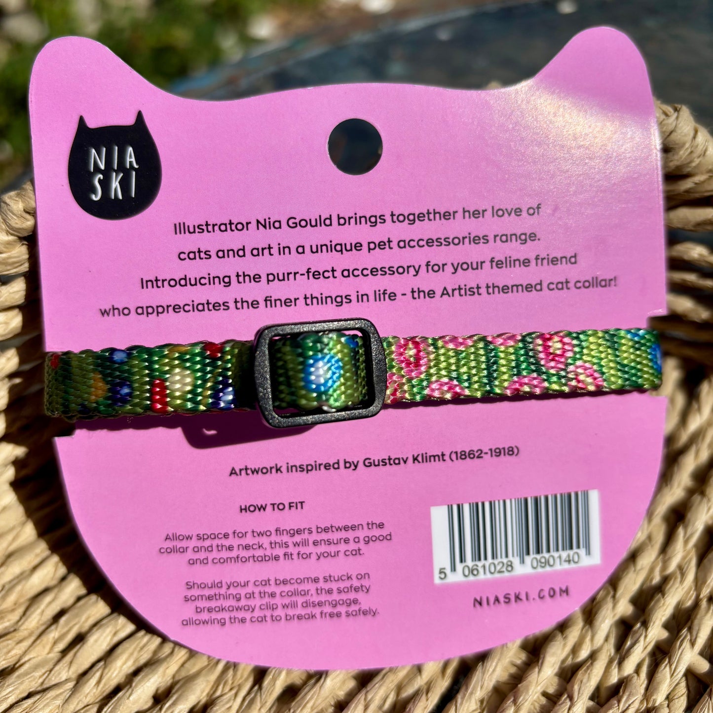 Guscat Klimt Artist Cat Collar