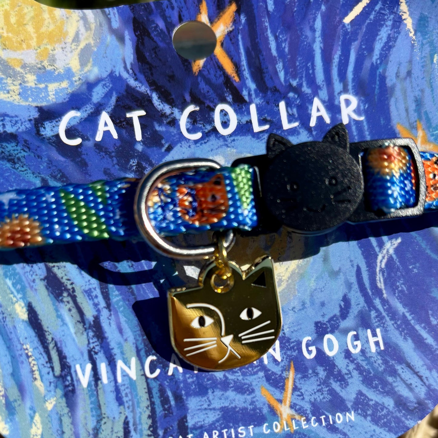 Vincat Van Gogh Artist Cat Collar