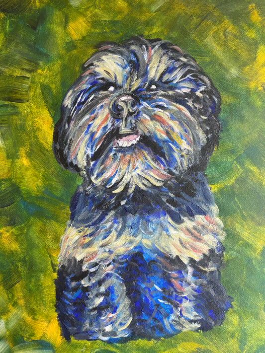custom cat portrait | hand-painted from your photo
